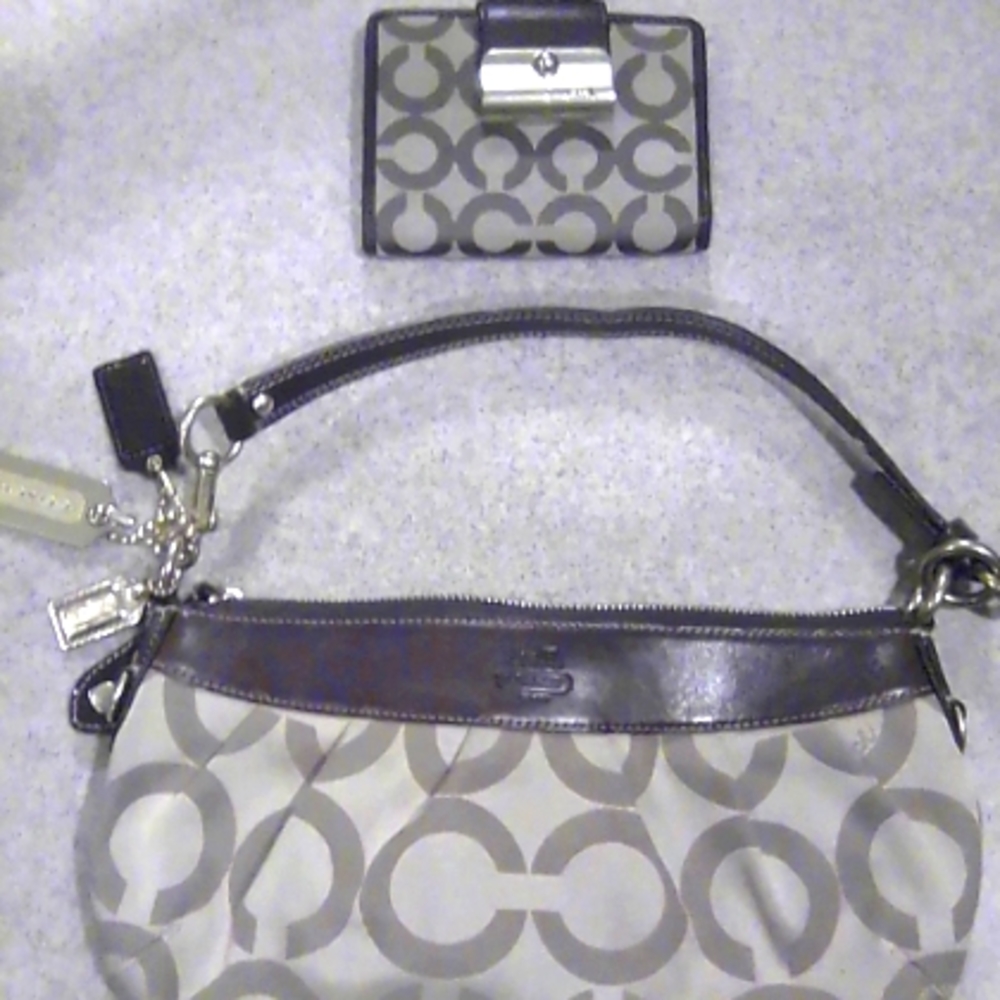 Coach purse and wallet set